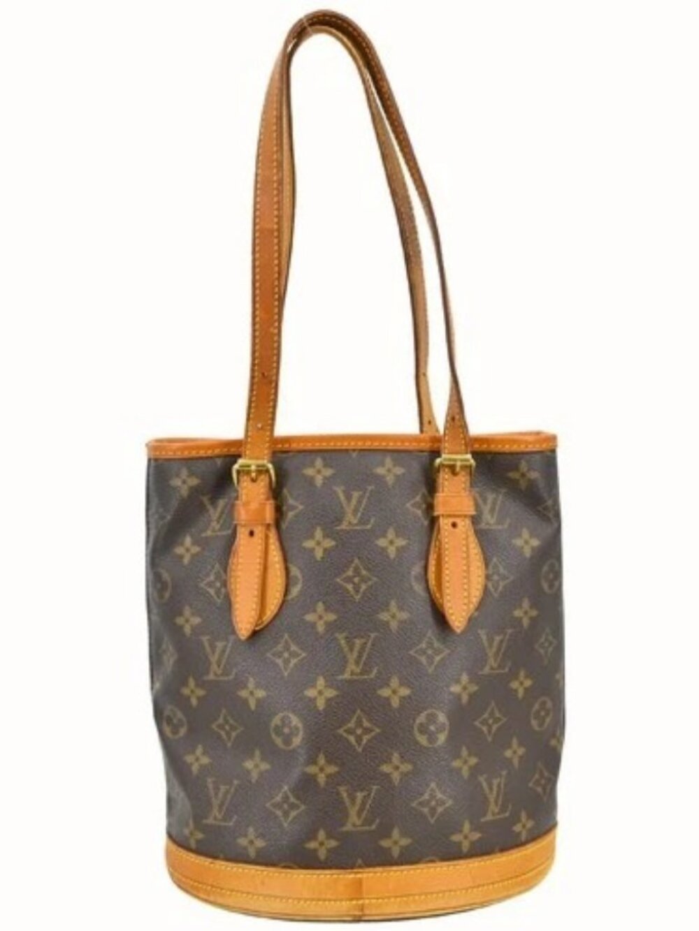 Best03 LOUIS VUITTON MONOGRAM BUCKET PM TOTE BAG M42238 DK3087 YQ07986